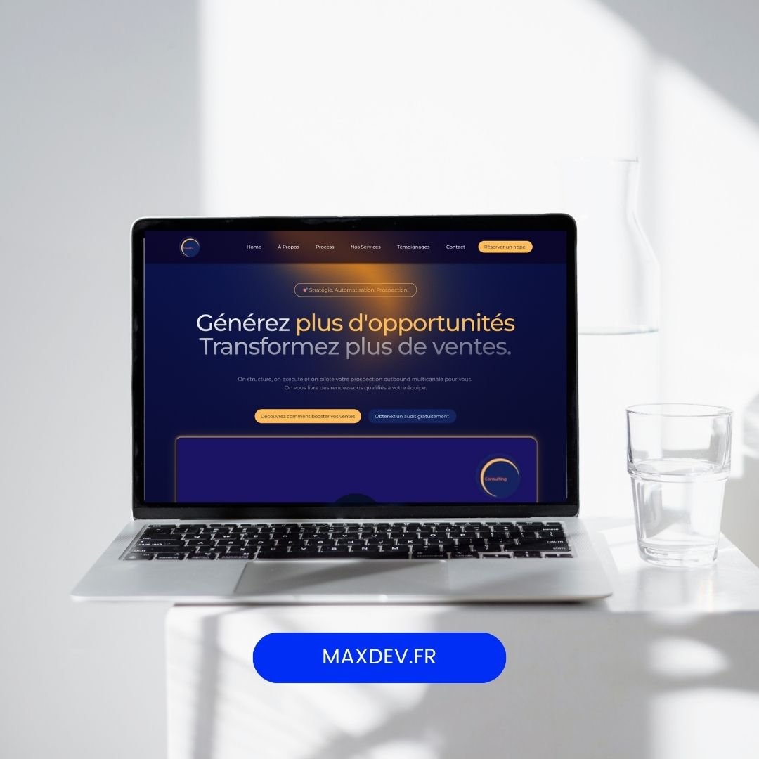 Aset Consulting — projet MAXDEV web designer Nice